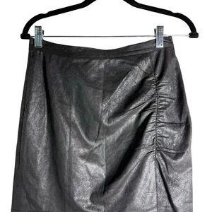 Black Ruched Mini Skirt Sz S Y2K Free People